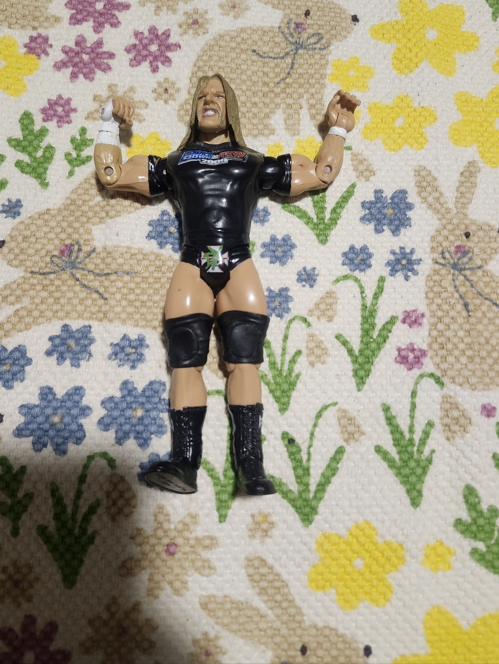 Jakks Pacific 2003 WWE Triple H DX Ruthless Aggression Action Figure EUC Loose